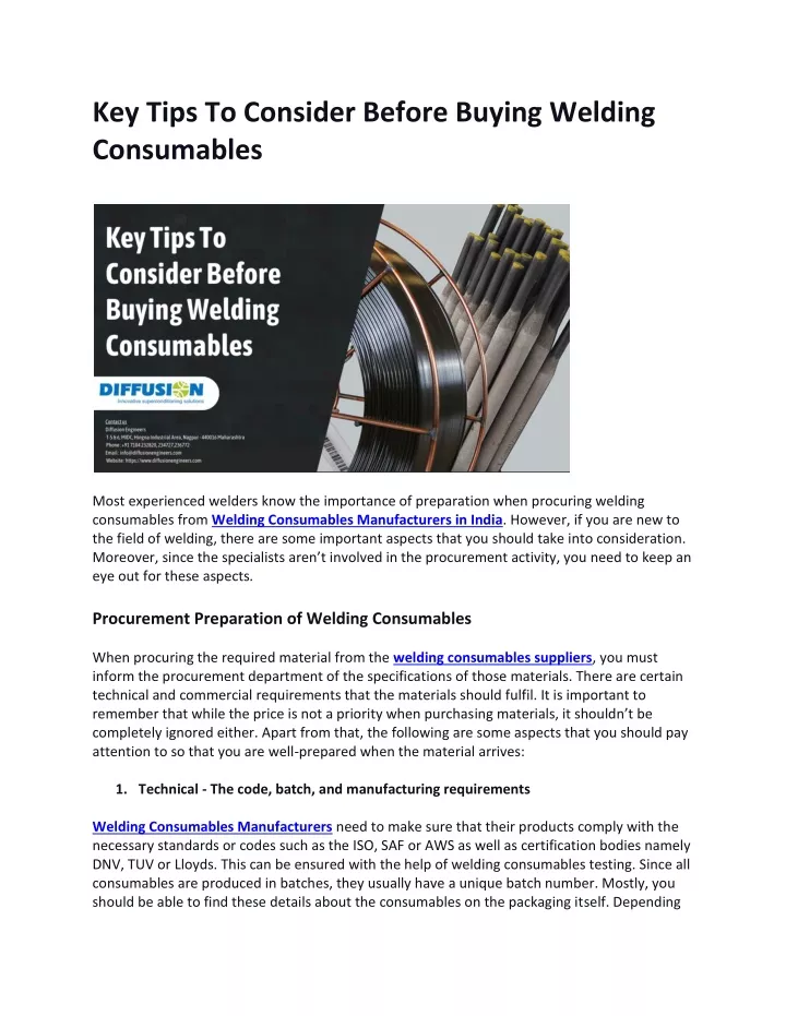 key tips to consider before buying welding