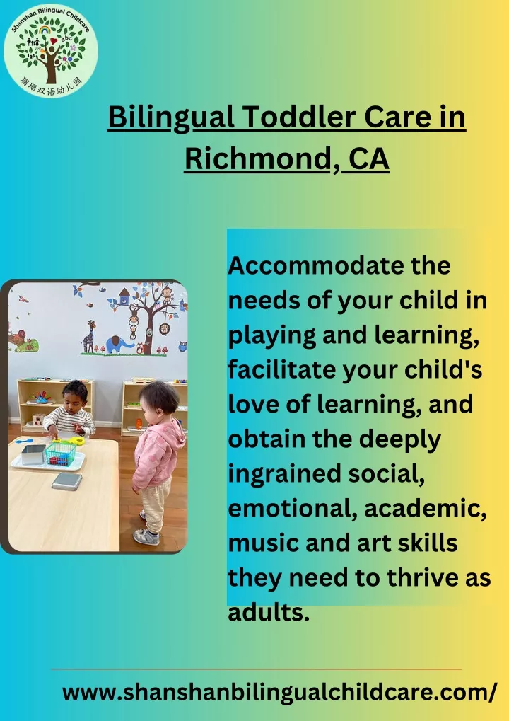 bilingual toddler care in richmond ca