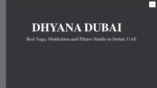 DHYANA DUBAI-Exercise Pilates