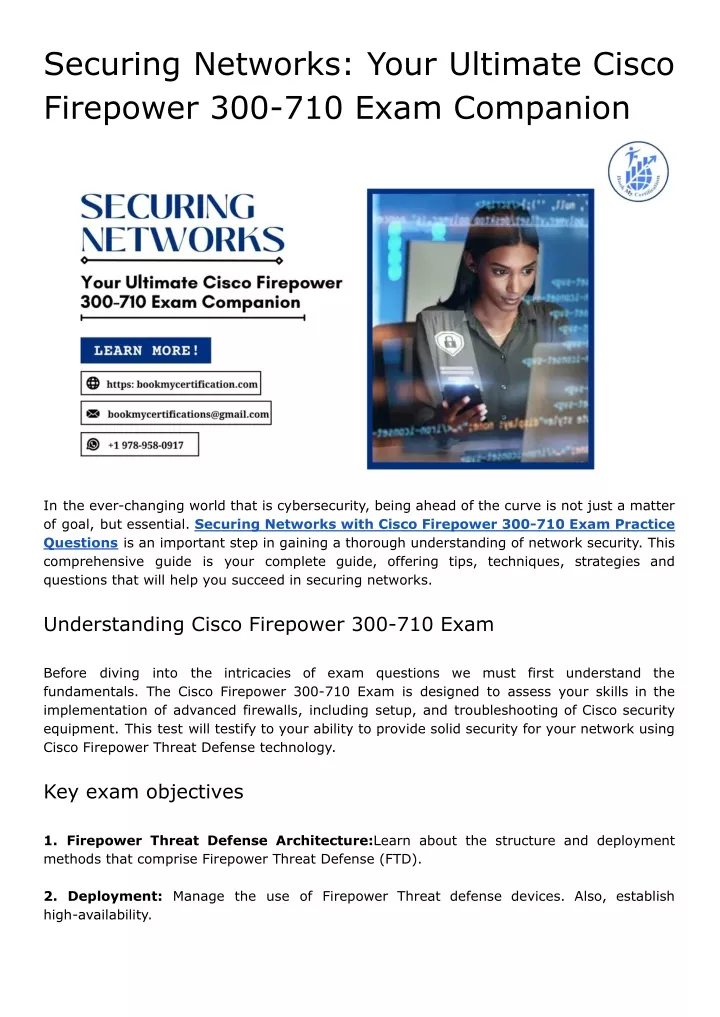 securing networks your ultimate cisco firepower
