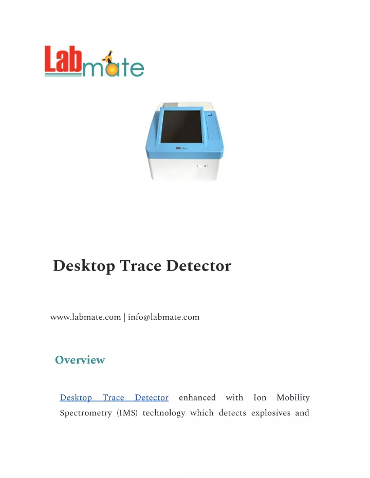 desktop trace detector
