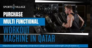 Total Fitness in One: Purchase Multi-Functional Workout Machine in Qatar