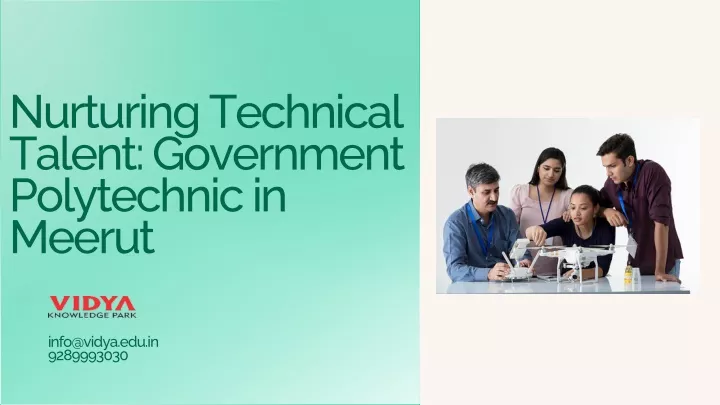 nurturing technical talent government polytechnic