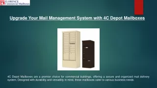 upgrade your mail management system with 4c depot