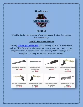 Tactical Gun Accessories