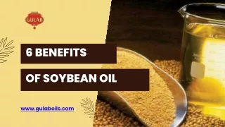6 Benefits of Soybean Oil