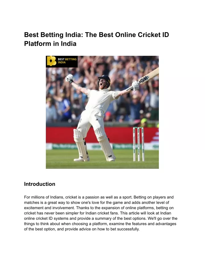 best betting india the best online cricket