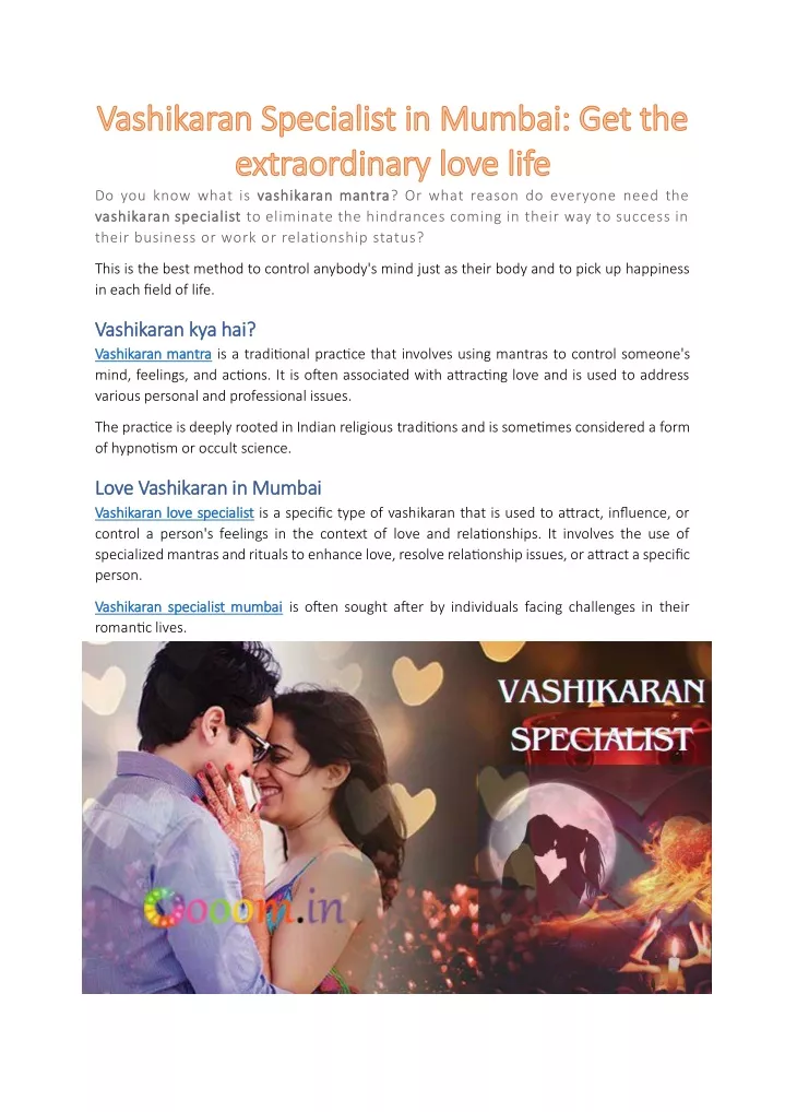 do you know what is vashikaran vashikaran