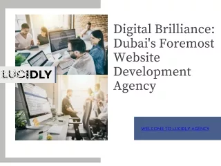 Digital Brilliance Dubai's Foremost Website Development Agency