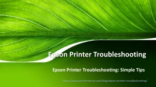 Epson Printer Troubleshooting: Simple Tips