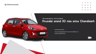 Hyundai Grand i10 Nios Price Chandigarh - Charisma Hyundai