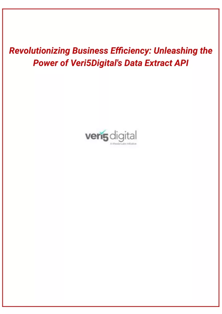 revolutionizing business efficiency unleashing