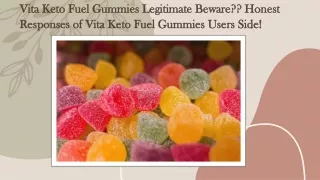 Vita Keto Fuel Gummies Reviews