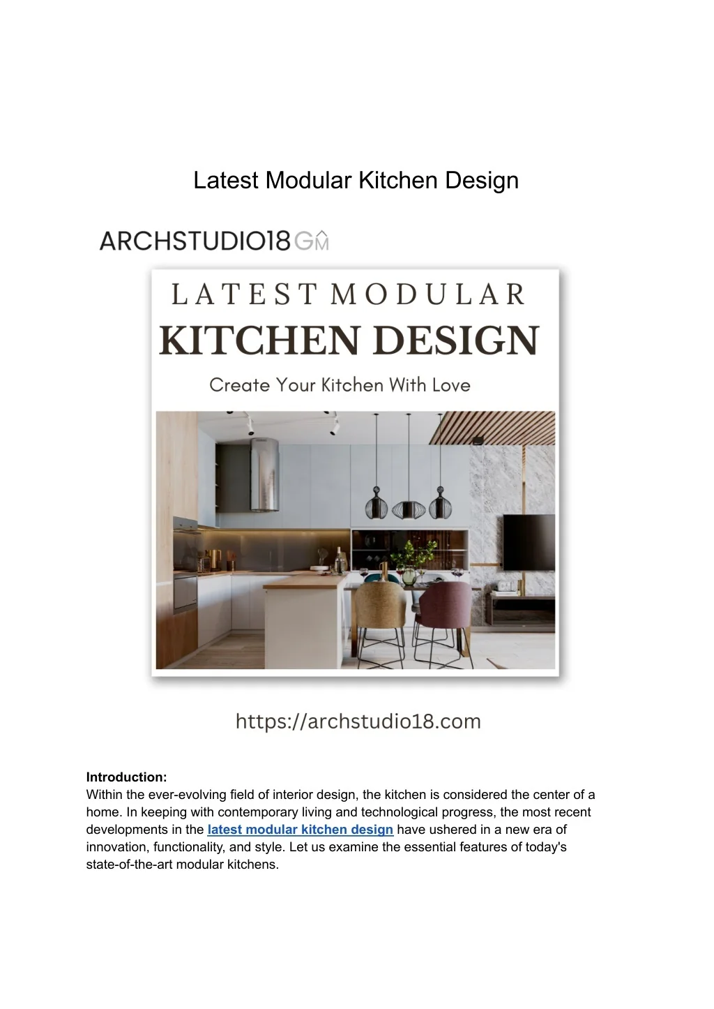 PPT - Latest Modular Kitchen Design PowerPoint Presentation, free ...