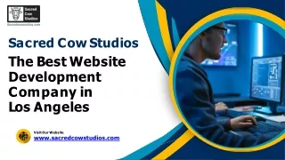 Sacred Cow Studios - The Best Website Development Company in Los Angeles