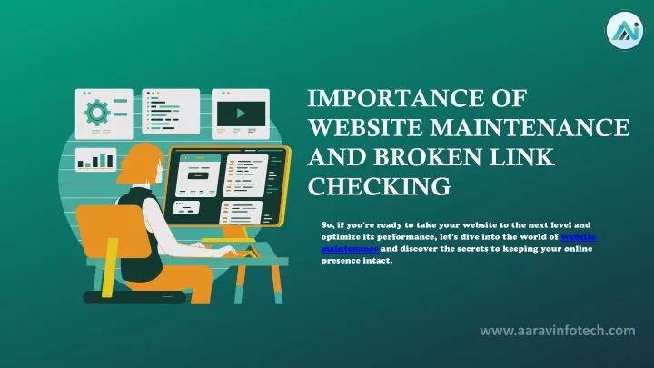 importance of website maintenance and broken link