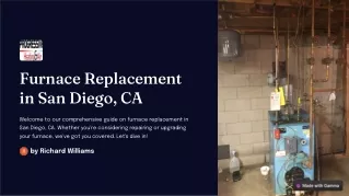 Furnace Replacement in San Diego, CA