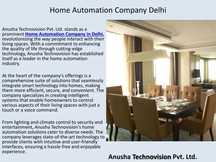 home automation company delhi