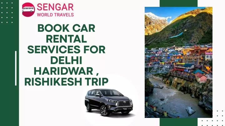 book car rental services for delhi haridwar