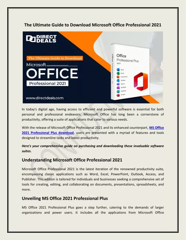 the ultimate guide to download microsoft office