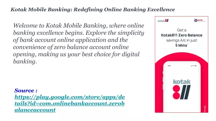kotak mobile banking redefining online banking
