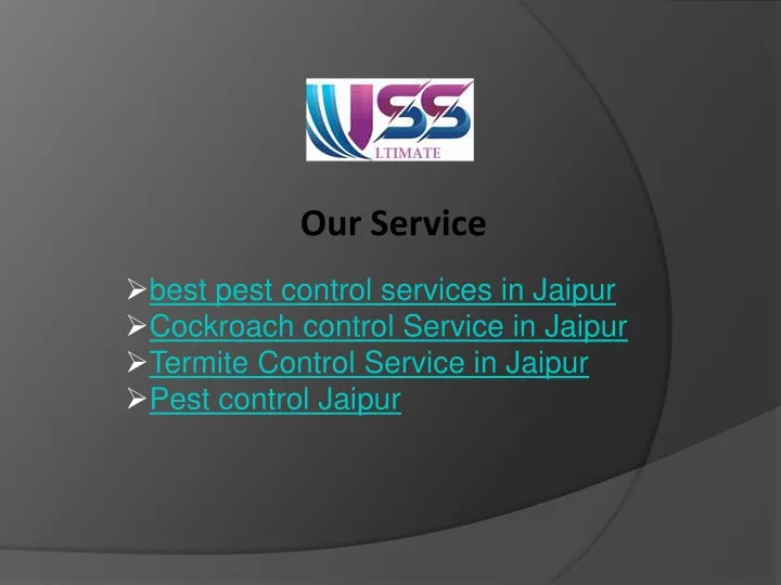 our service