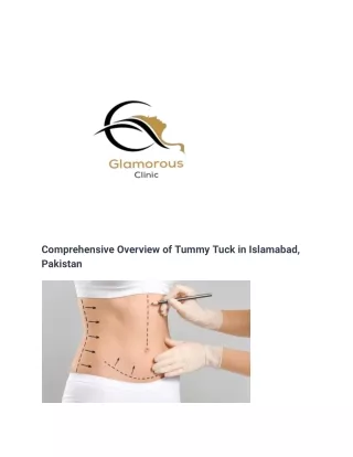 Tummy Tuck in Islamabad Pakistan