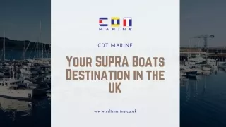 Best Supra Boats for Sale | CDT Marine