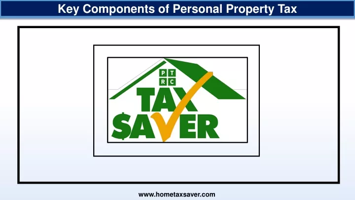 key components of personal property tax