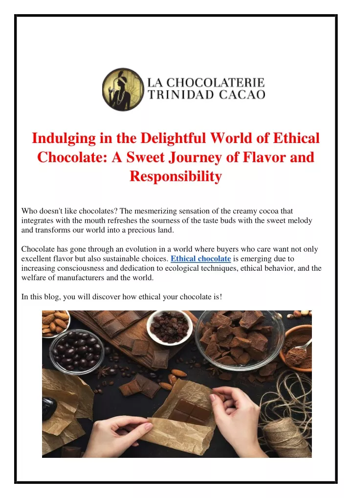 indulging in the delightful world of ethical