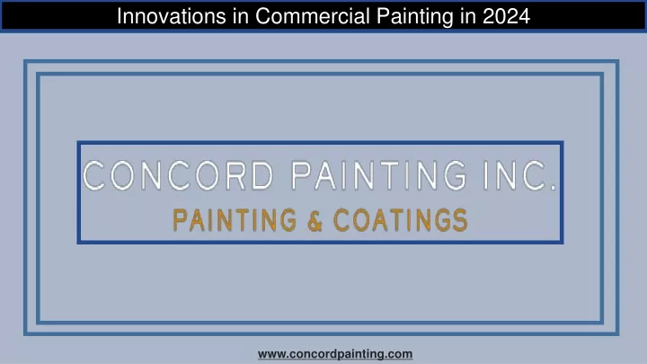 innovations in commercial painting in 2024