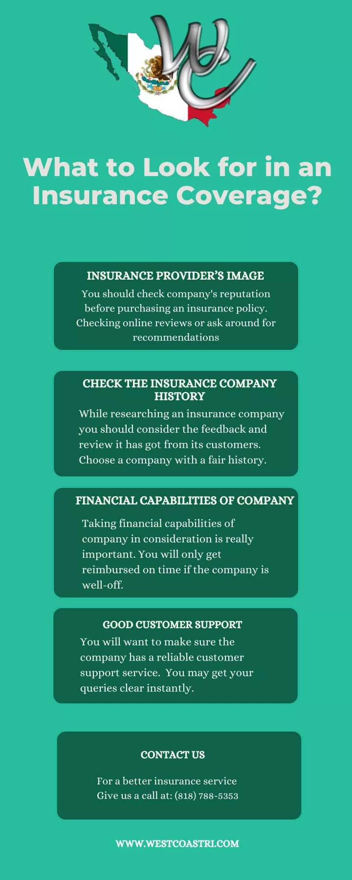 what to look for in an insurance coverage