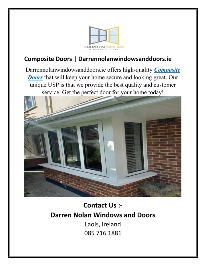 composite doors darrennolanwindowsanddoors ie