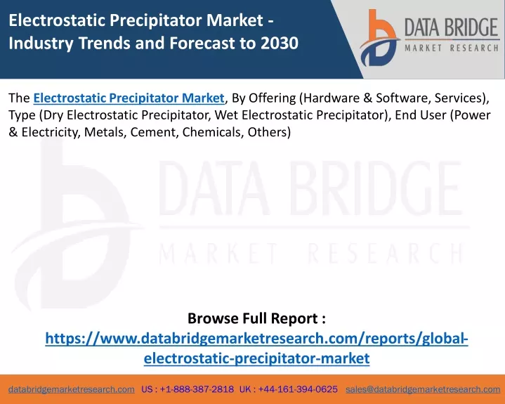 electrostatic precipitator market industry trends