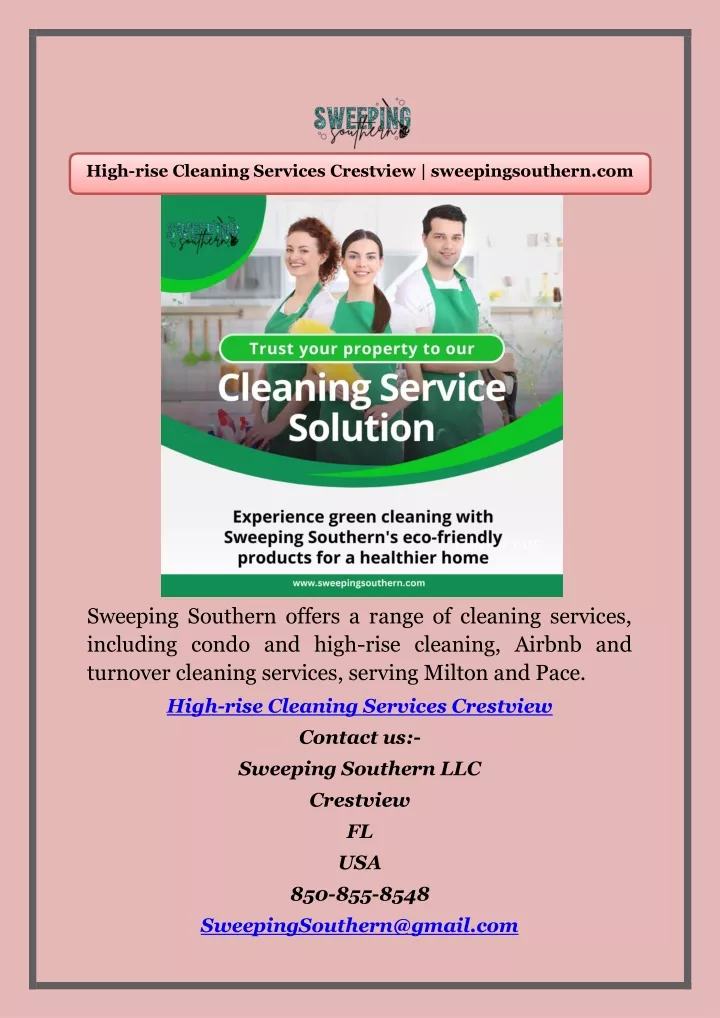 high rise cleaning services crestview