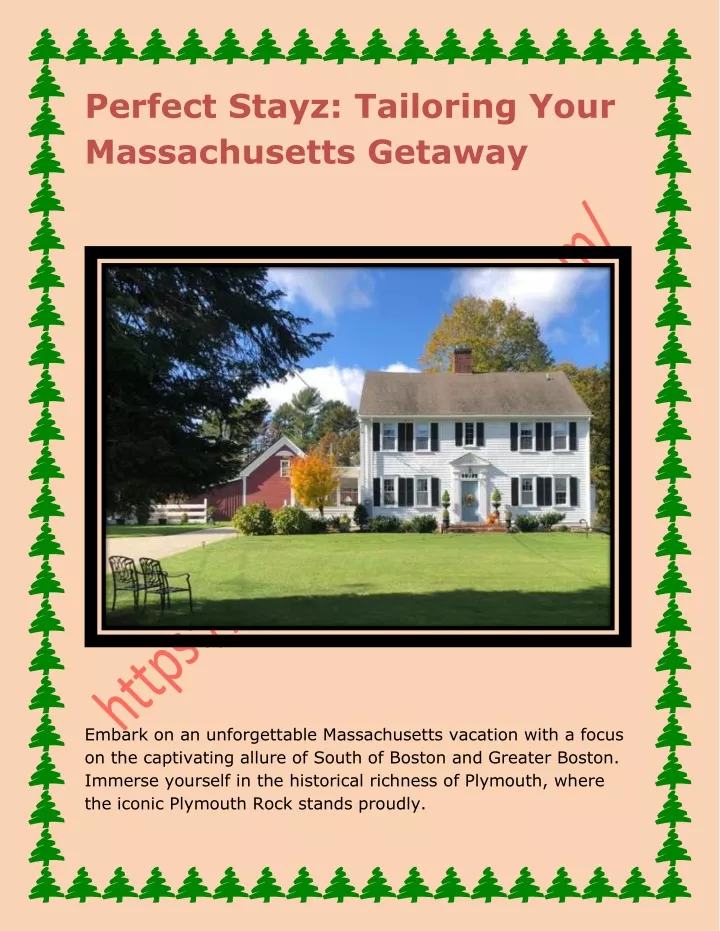 perfect stayz tailoring your massachusetts getaway