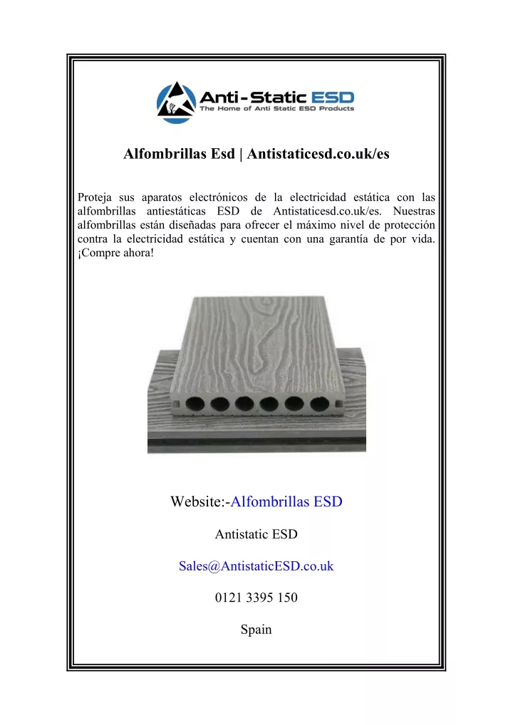 alfombrillas esd antistaticesd co uk es