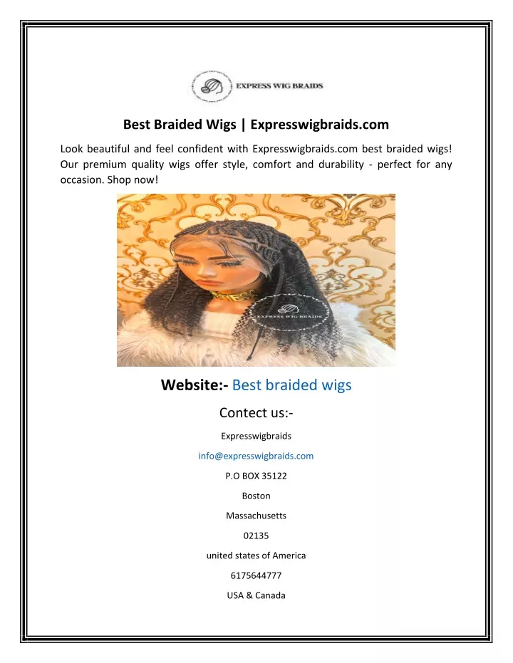 best braided wigs expresswigbraids com