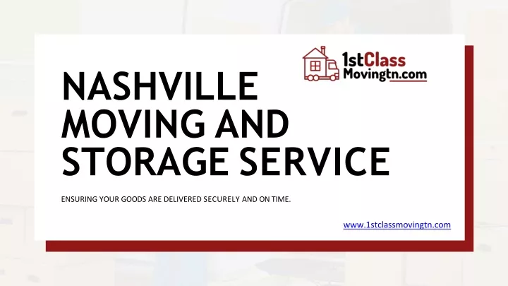 nashville moving and storage service