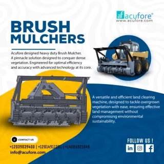 Brush Mulchers Designed by Acufore