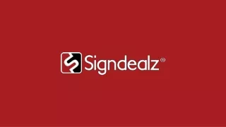 Elevate Your Brand with Professional Business Signs from Signdealz