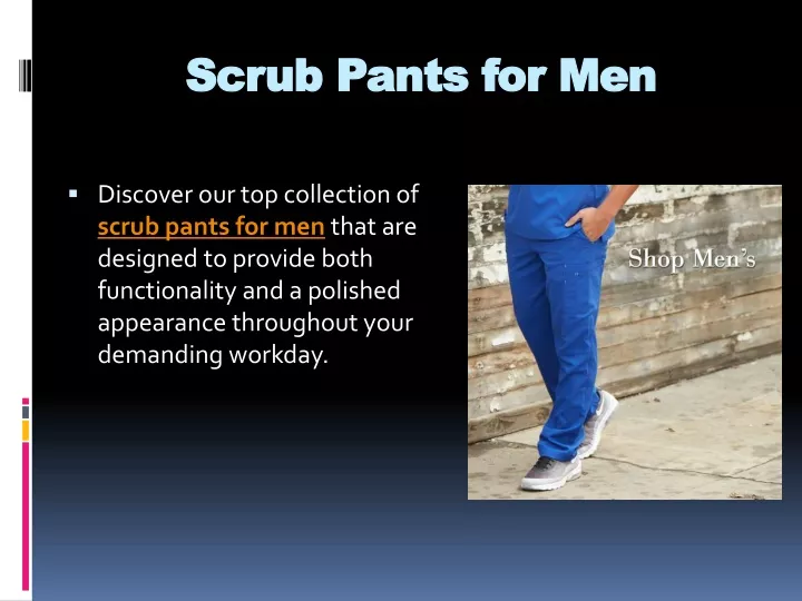 scrub pants for men scrub pants for men