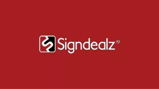 Bring Your Brand to Life with Custom Signs from Signdealz