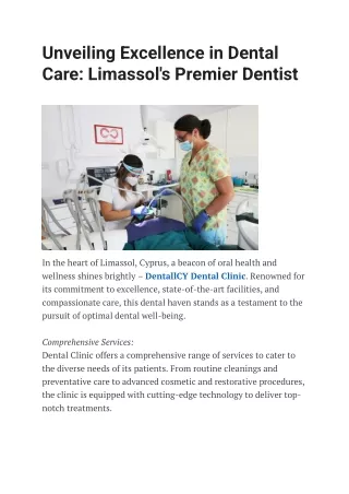 dentist Limassol CY