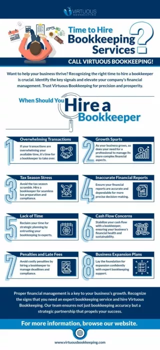 When to Hire a Bookkeeping Service: Key Signs for Business Growth