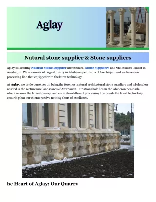 Stone suppliers