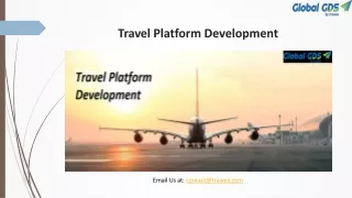 travel platform development