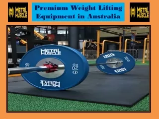 Premium Weight Lifting Equipment in Australia