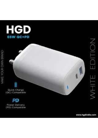 HGD 65W QC USB CHARGER  PD (TYPE C) Manufacturers