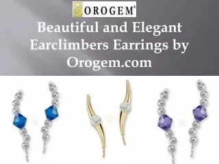 Earclimber Earrings Collection at OROGEM